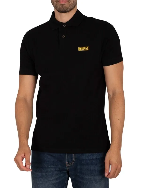 Barbour International Essential Polo Shirt - Black