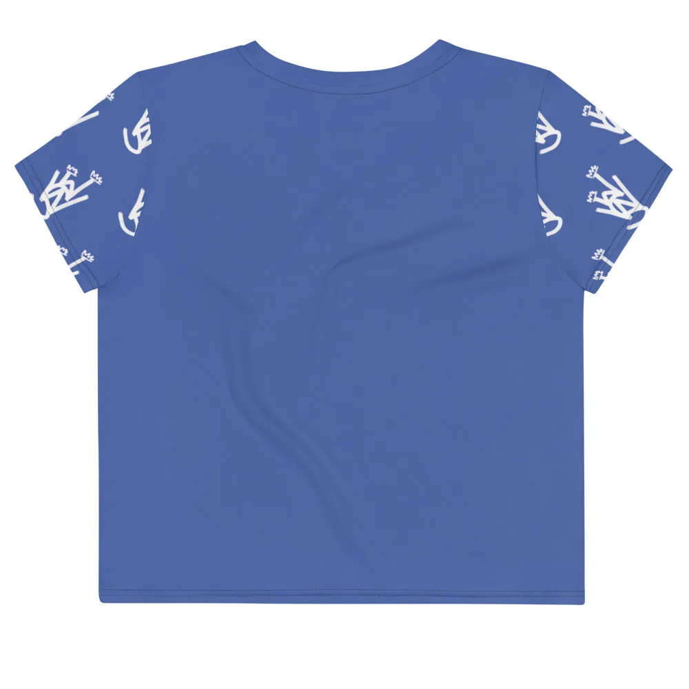 BLUE Crop Tee