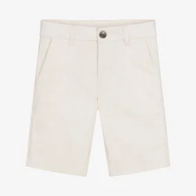 Boys Ivory Chino Shorts