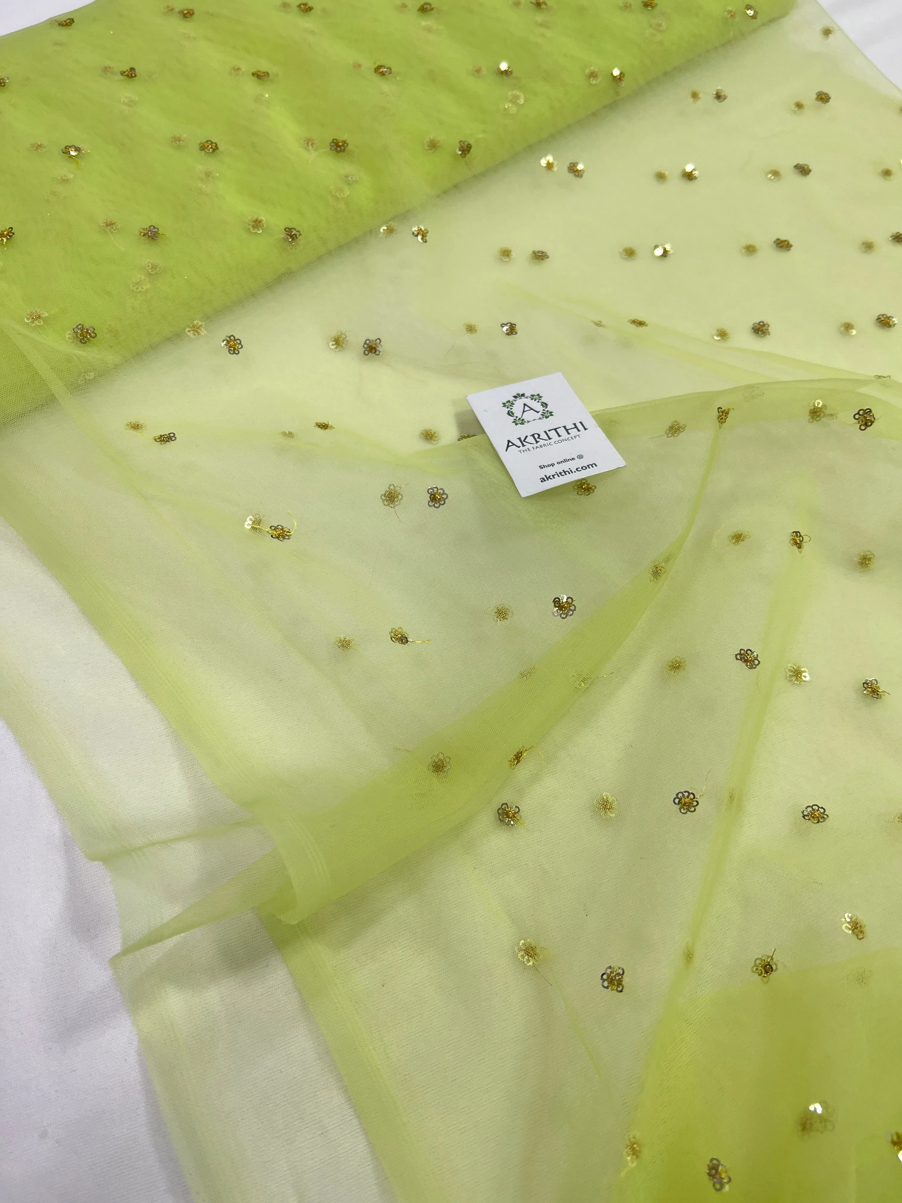 Butti net fabric