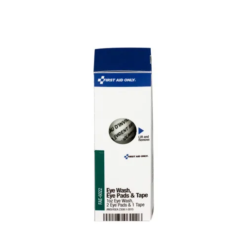 First Aid Only 2 Sterile Eyepads - 1oz Eyewash - ½" x 5 yd Tape Roll