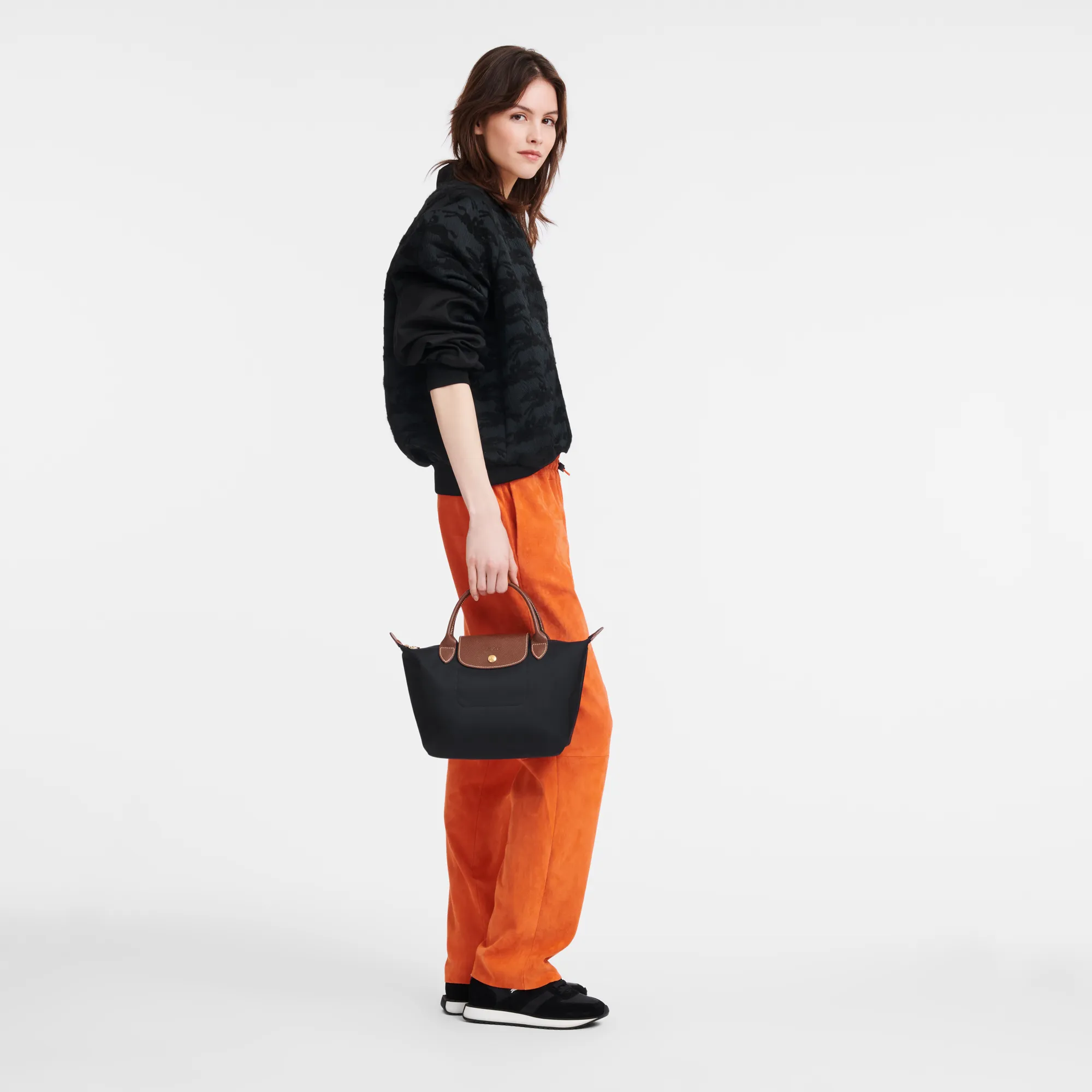 Le Pliage Original S Handbag Black - Recycled canvas