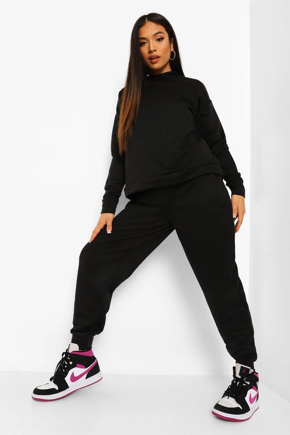 Petite Hoody And Jogger Tracksuit