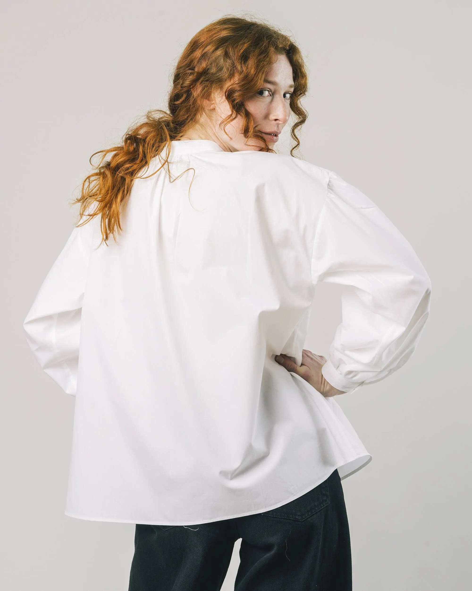 Ribbon Blouse Off White