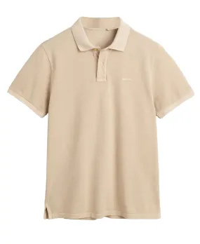 Sunfaded Piqué Polo Shirt                             Silky Beige