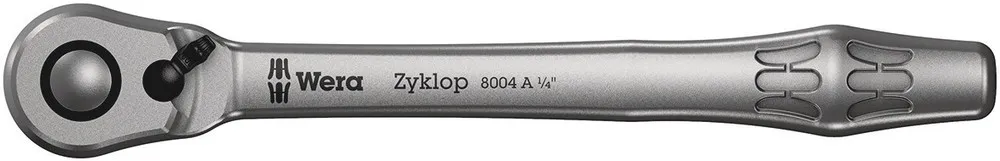 Wera 05004004001 - 8004 A Zyklop Metal Ratchet 1/4 Full Metal Ratchet With Switch Lever