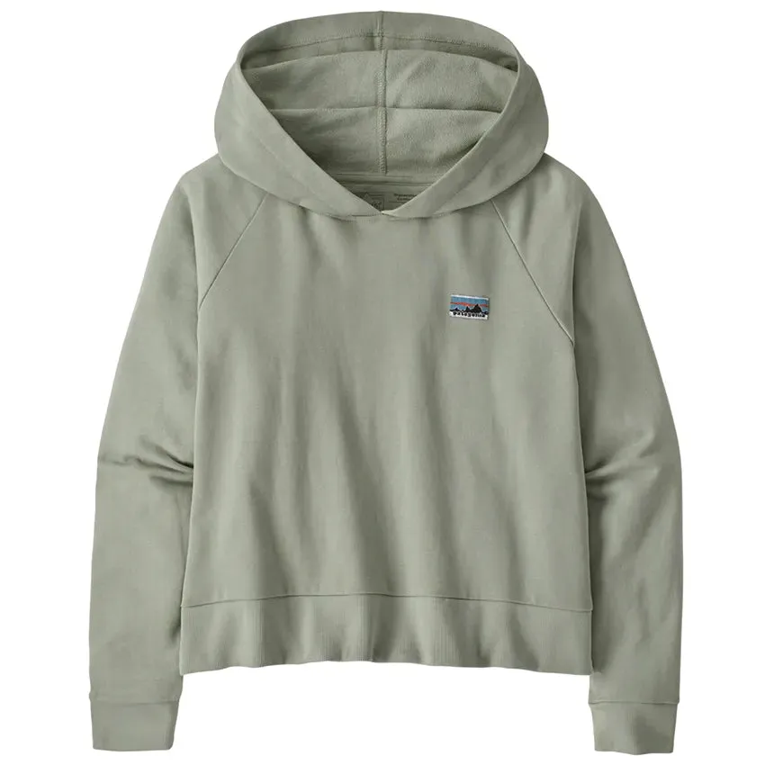 Women's Regenerative Organic Certified Cotton Essential Hoody - Sleet Green