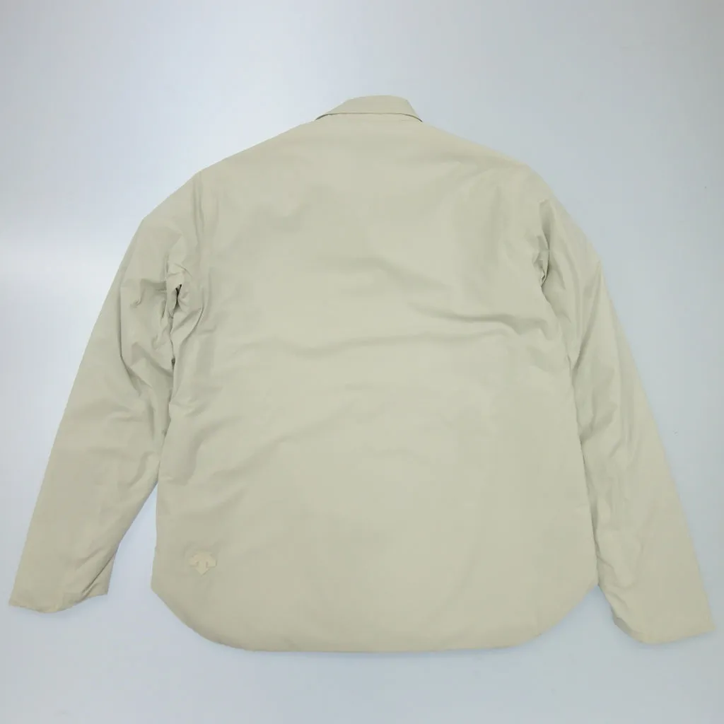 美品◆デサント ブルゾン DAMPGC20 コーチジャケット メンズ グレーホワイト系 サイズL DESCENTE【AFB2】